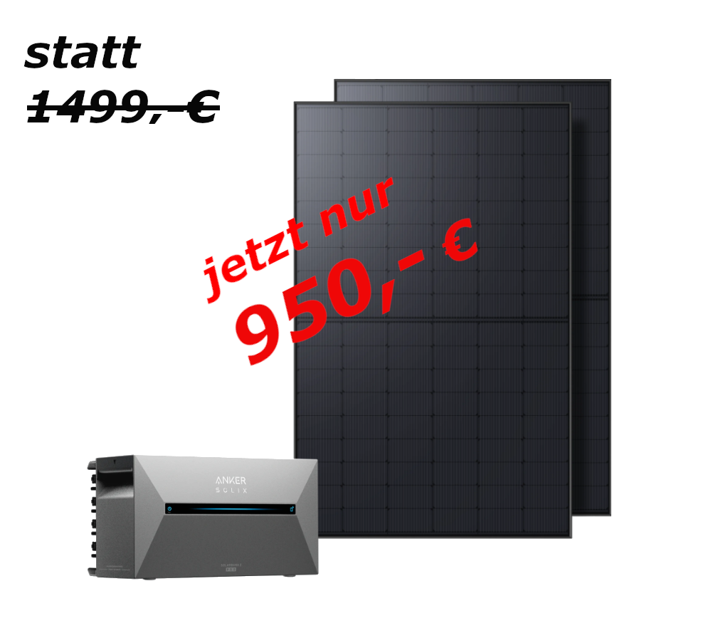 Anker Solarbank 2 E1600 AC 2x 435W Glas/Glas bifacial